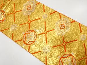 アンティーク　蜀江に花模様織り出し袋帯（着用可）